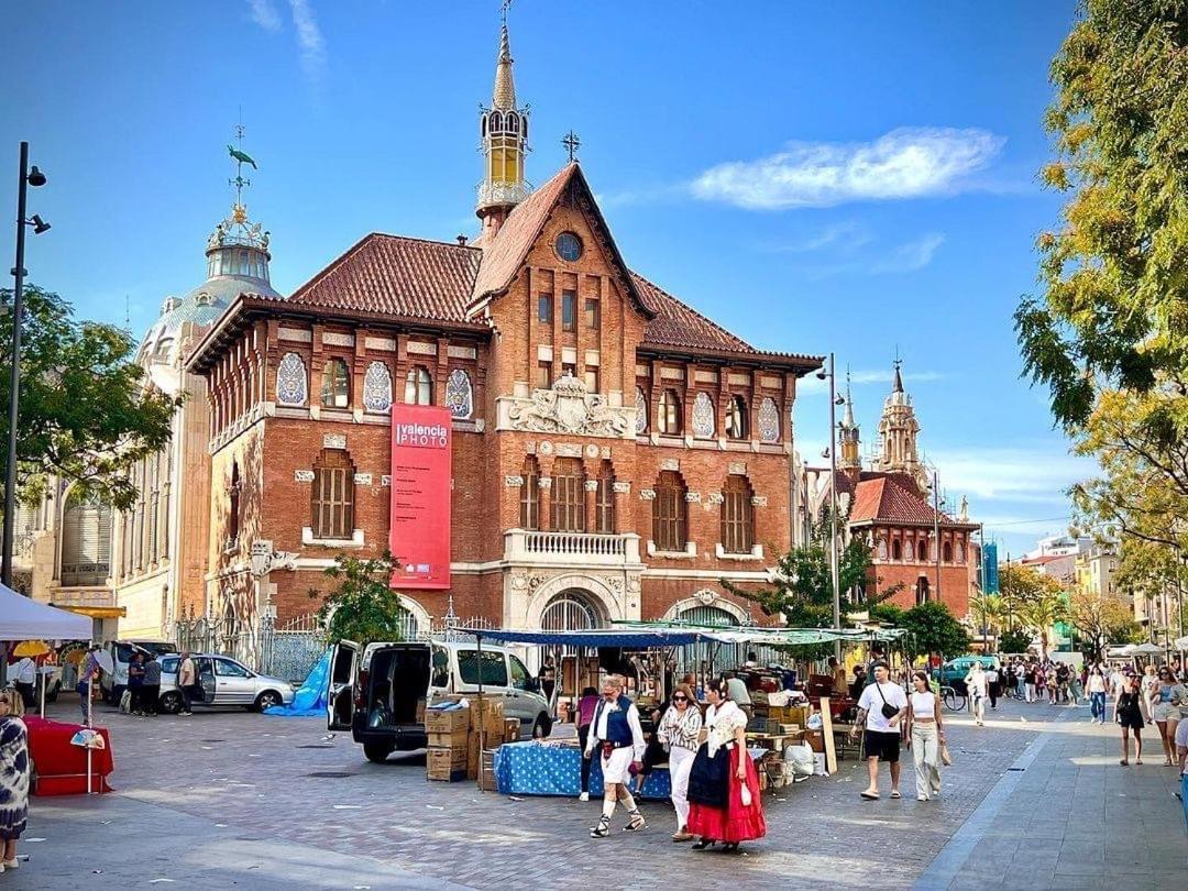 Central Market Beautiful Loft Valencia Exterior foto
